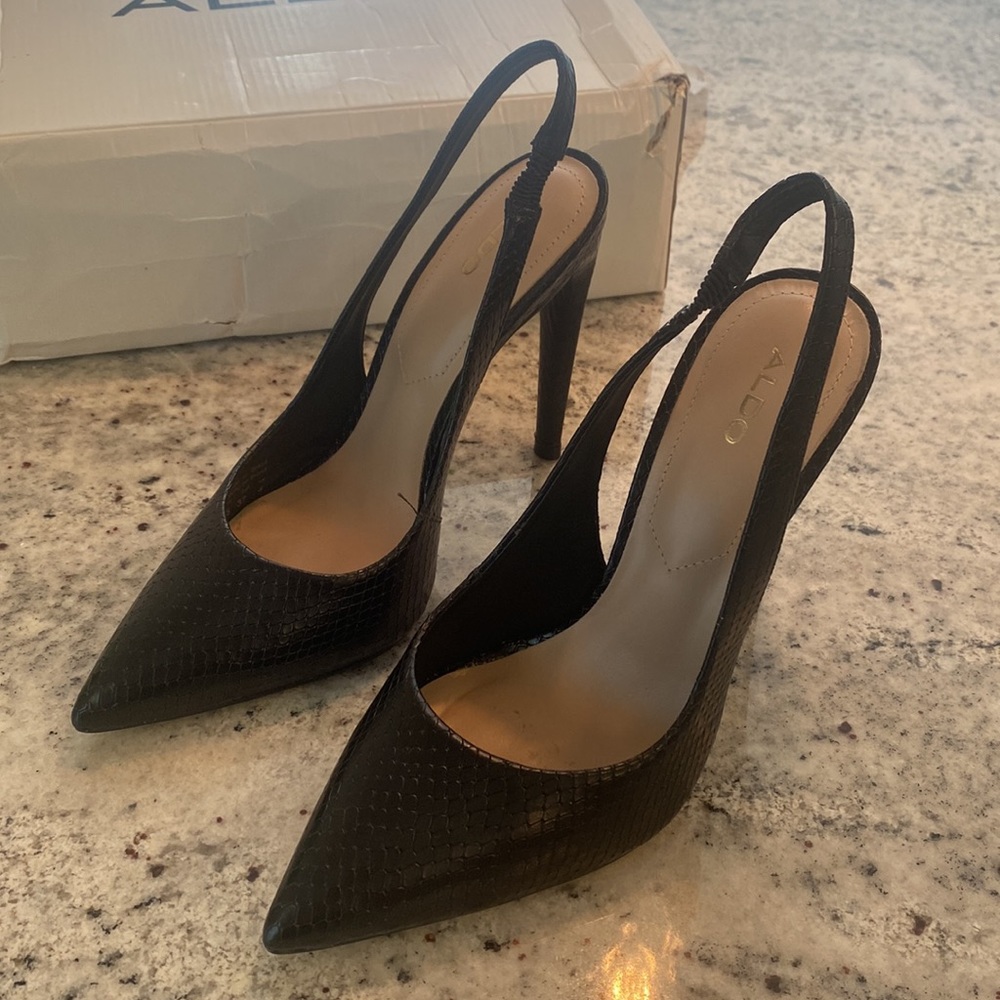 Black also heels
